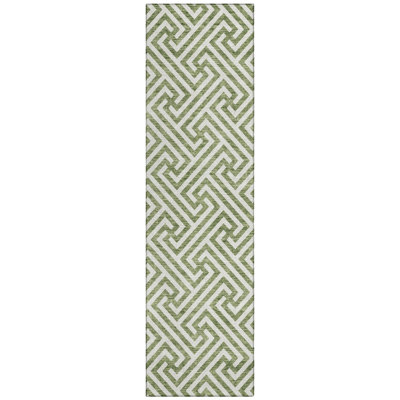 Washable Geometric Indoor / Outdoor Rug