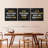 3 Piece Art Textual Art-92833372
