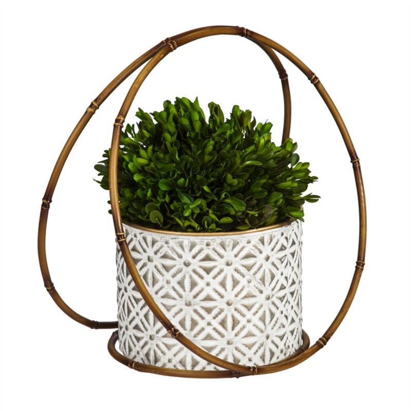 Ensemble de pots de fleurs d'intérieur / extérieur 2 pièces