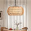 Luminaire suspendu en corde de jute tissé 18 po Farmhouse Boho (ampoule non incluse)