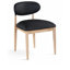 Chaise d'appoint de salle à manger rembourrée en cuir Westerfeld Eligah Vegan-161058634-161058641