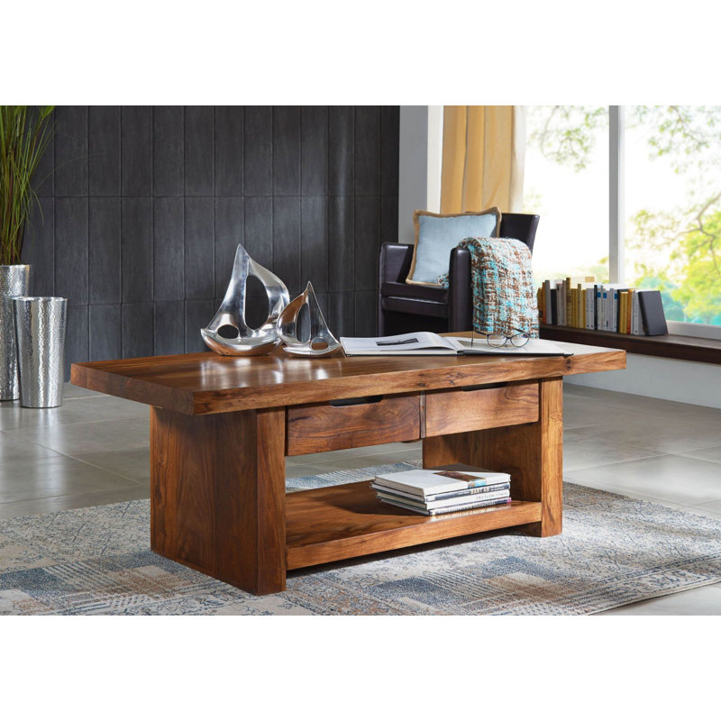 Duke Solid Wood Frame Coffee Table