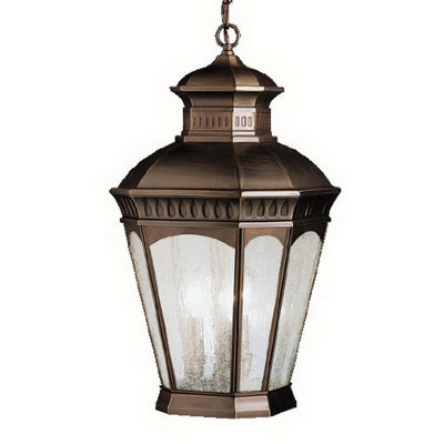 Lanterne suspendue d’extérieur 3 lumières Brackett