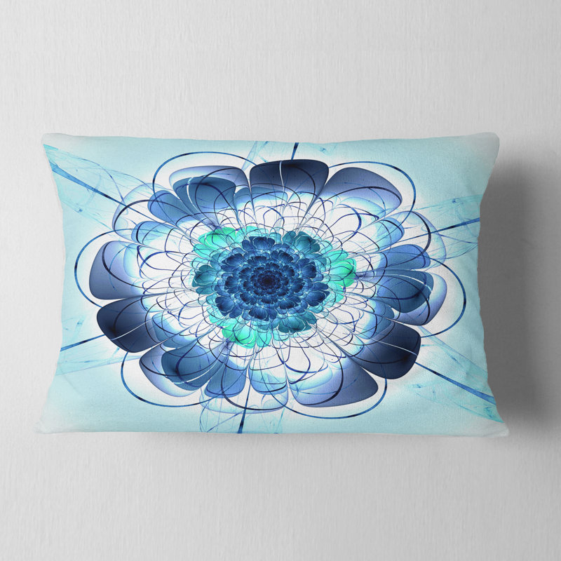 Coussin lombaire à fleurs arrondies floral