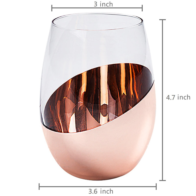 4 Piece 532ml Wine Glass Set