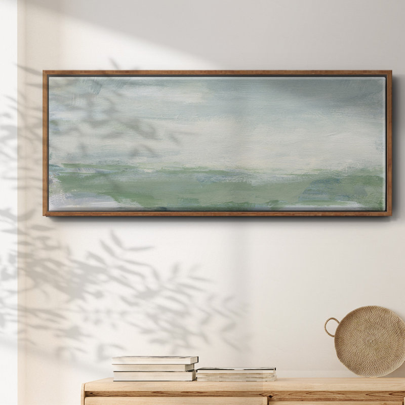 Bord de mer I - toile encadrée, H 24 po x l 60 po