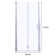 High-Quality 36 To 37-3/8 In. W X 72 In. H Bi-Fold Semi-Frameless Shower Doors In Chrome With Clear Glass