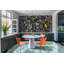 Solid Mixed Aqua Hex 8" x 9" Cement Wall & Floor Tile