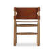 Jaylie Solid Wood Side Chair in Cognac/Red Brown