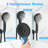 Modern Minimalist Concealed Shower System 2-Function Set - Solid Brass Control Valve, ABS Overhead & Handheld Shower With Self-Cleaning Silicone Nozzles
