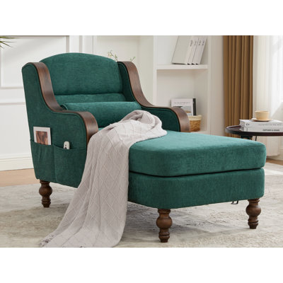 Chaise longue en chenille