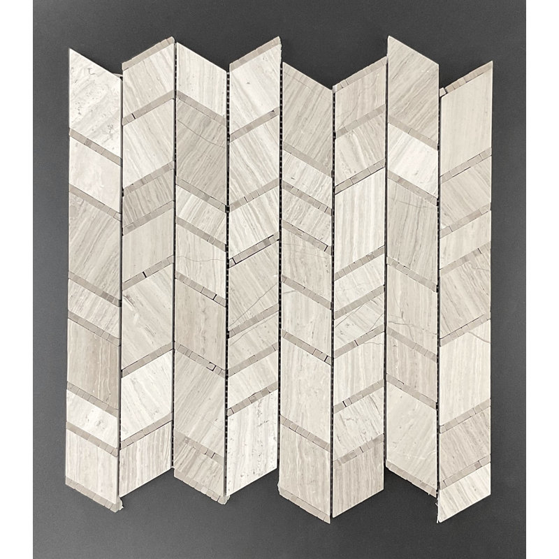 Marble Random Wall & Floor Tile, Wooden Gray / Anthen Gray