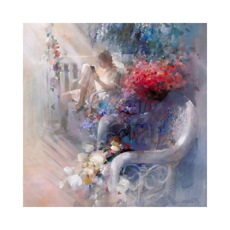 Morning Silence by Willem Haenraets - Wrapped Canvas Print, 30.48 cm H x 30.48 cm W