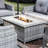 Devine Rectangle Liquid Propane Smokeless Fire Pit