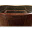 Walnut Kidney Shaped Desk With Leather Top