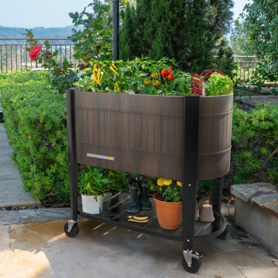 Lit de jardin surélevé avec pattes Permasteel