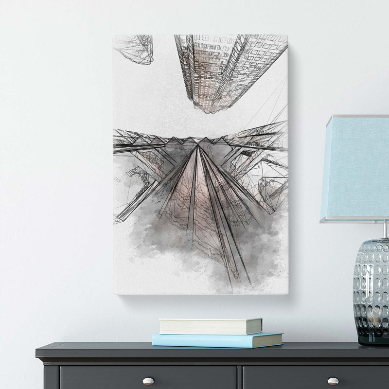 Sketching the Architecture Vol.51 - Wrapped Canvas Drawing - Wrapped Canvas, 50cm H x 35cm W x 3cm D