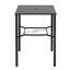 Outdoor 71 cm Square Bar Table with Slatted Top and 4.3 cm Umbrella Hole   
