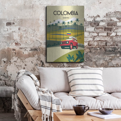  «Columbia» par Arctic Frame Studio, art mural en métal, 24 po x 36 po