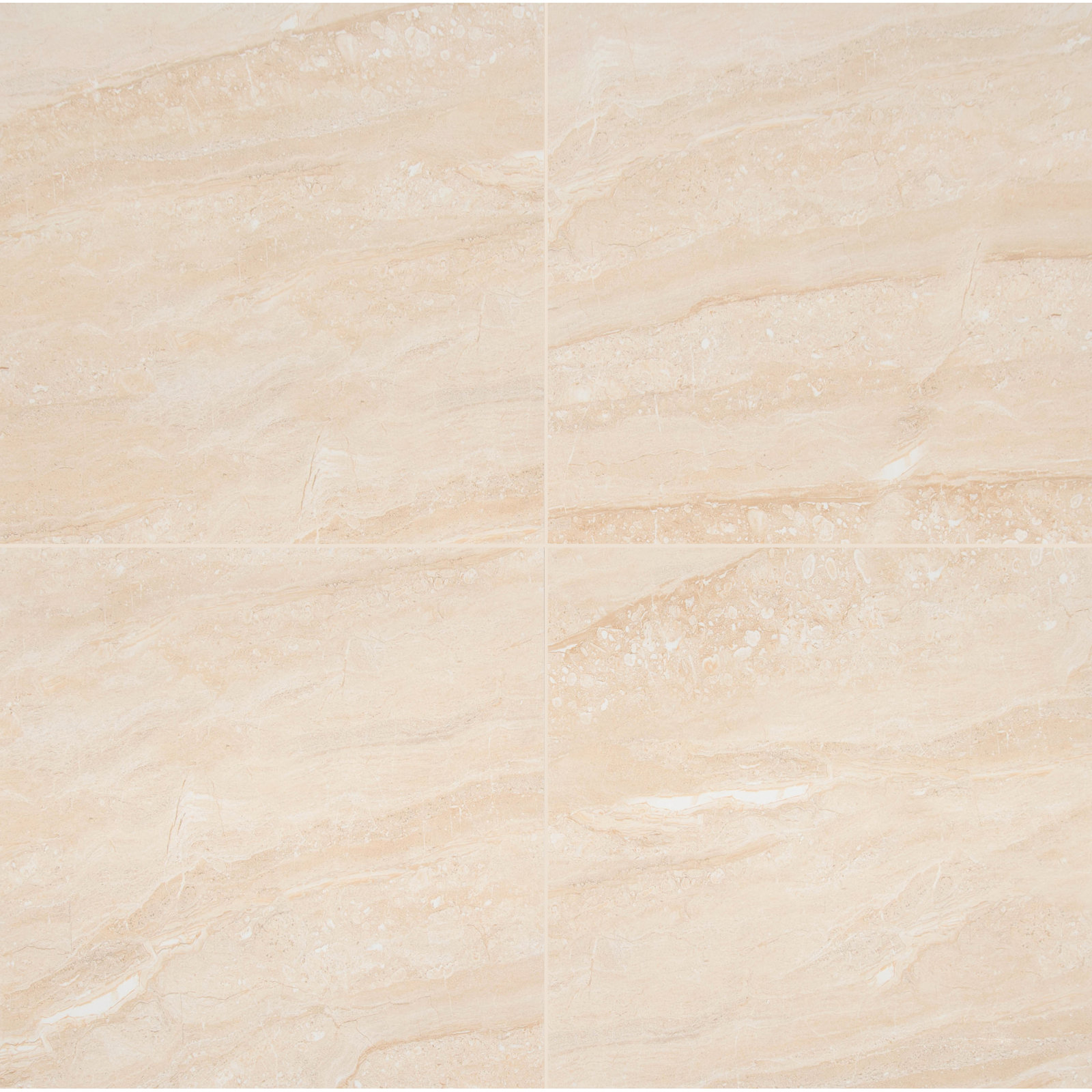 Azira 24 in. x 24 in. Stone Look Polished Porcelain Floor and Wall Tile, Aurume