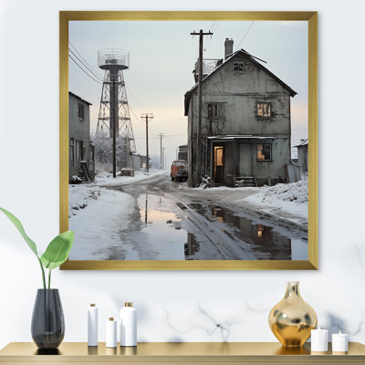 Warehouse Winter Scenery sur toile