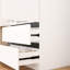 Armoire penderie 75 "avec 2 tiroirs