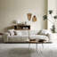 3 Seater Linen Blend Sofa