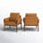 Allessa Faux Leather Armchair-1420988482