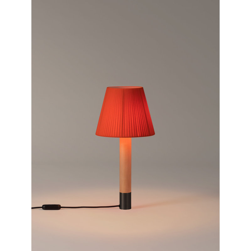 Básica Table Lamp, Bronze, Red Amber