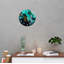 Horloge murale silencieuse en verre trempé de style abstrait-177485706