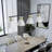 Undercliff 4 - Light Dimmable Modern Linear Kitchen Island Pendant with Milky White Glass Shade-1243863975