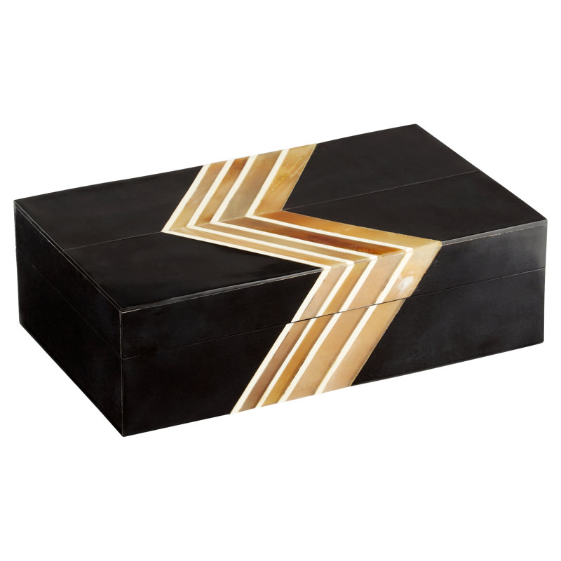 Salvadore Decorative Box, 3" H x 10" W x 6" D