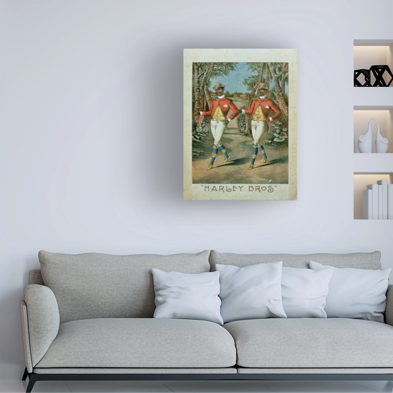 Art américain sur toile Theharley Brothers, H 24 po x l 18 po