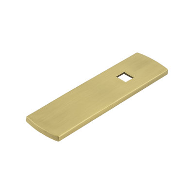 Bijou Astoria Collection Knob Backplate – 3-1/2" x 7/8" – Decorative Hardware Accent for Knobs & Pulls