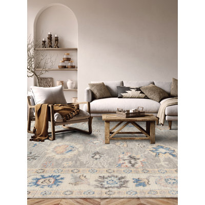 Cascade Hand Knotted Wool Area Rug