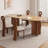Simple Oval Solid Wood Dining Table Sets-106445985