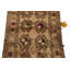 Wool Geometric Area Rug in Beige