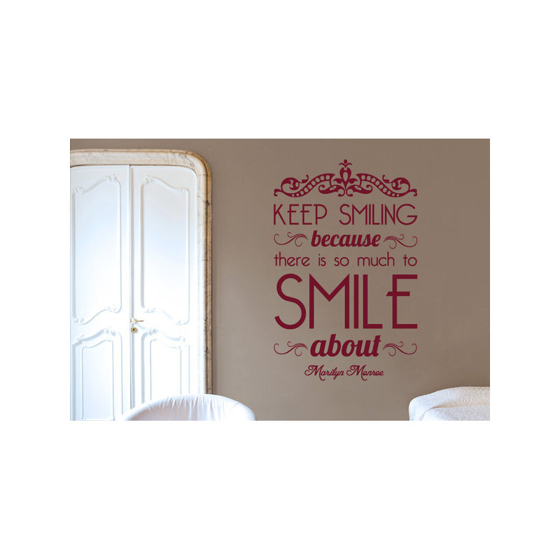 Non-Wall Damaging Wall Decal, Burgundy