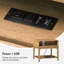Table de chevet d'angle à 1 tiroir l 24 po avec station de charge Amandine-128983762