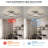 41" Modern Ceiling Fan With Light, Ceiling Fans With Lights And Remote Control, 3 Color LED Flush Mount Ceiling Fan For Living Room Bedroom