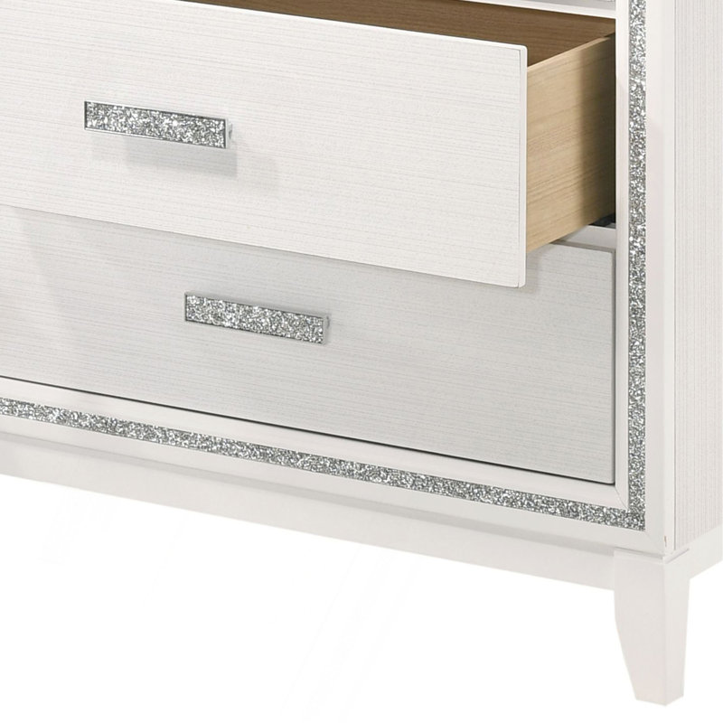 Commode à finition blanche, Blanc