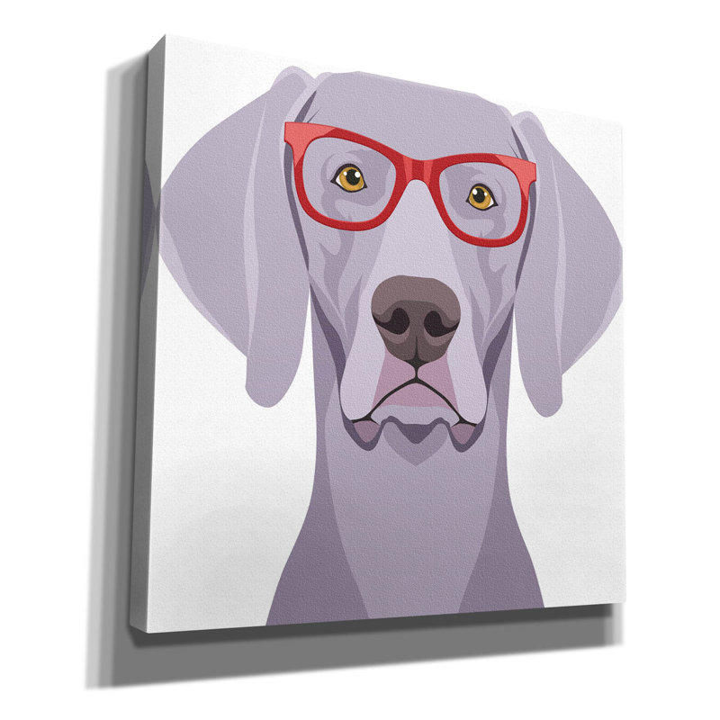 «Weimaraner Porter Hipster Glasses 1» par Furbaby Affiliates