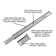 Drawer Slide Center Mount 3/4 Extension Cadmium Finish