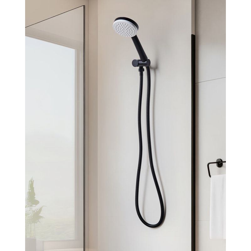 Shower Head and Hose Kit AYPATE, Matte Black