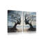 2 Pcs Tree Of Life Canvas Framed Wall Art Gothic Face Tree Painting Picture Surrealist Trees And Ocean Abstract Nature Poster Print Artwork Bathroom Living Room Office Wall Decor-1252468109