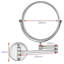 Mercer Makeup Vanity Mirror,  Double-Sided 360° Swivle, Black Antique Reversible Magnifying Wall Mirror