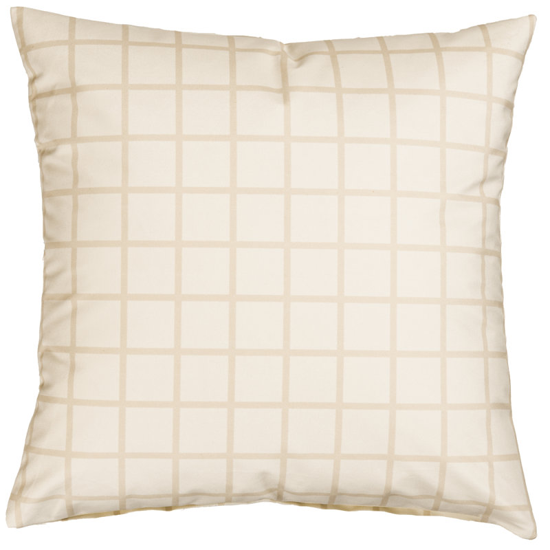 Coussin Mini Grid, Bourre en polyester, Coton, 16 po x 16 po