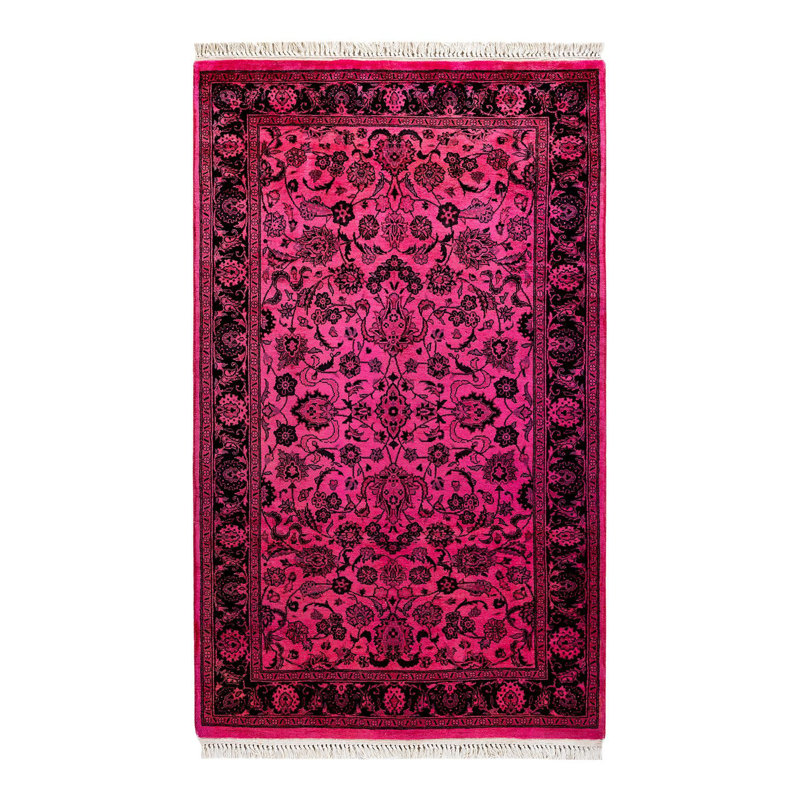 Fine Vibrance One-of-a-Kind 3' 1" X 5' 1" Hand Knotted Area Rug