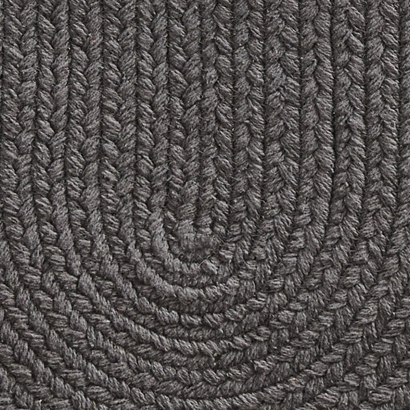 Essex Burro Braided Table Runner 15" x 54", Gray