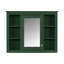 Armoire à pharmacie de 35 po x 27,5 po, armoire de rangement murale pour salle de bain, armoire de salle de bain moderne avec miroir, armoire à miroir avec 6 tablettes ouvertes-1430109528